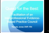 Quest for the Best - Interprofessional Evidence-Based Practice Council