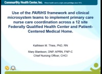 Use of the Parihs Framework and Clinical Microsystem Teams to Implement Primary Care Nurse Coordination across a 12-Site Federally Qualified Health Center and Patient-Centered Medical Home icon