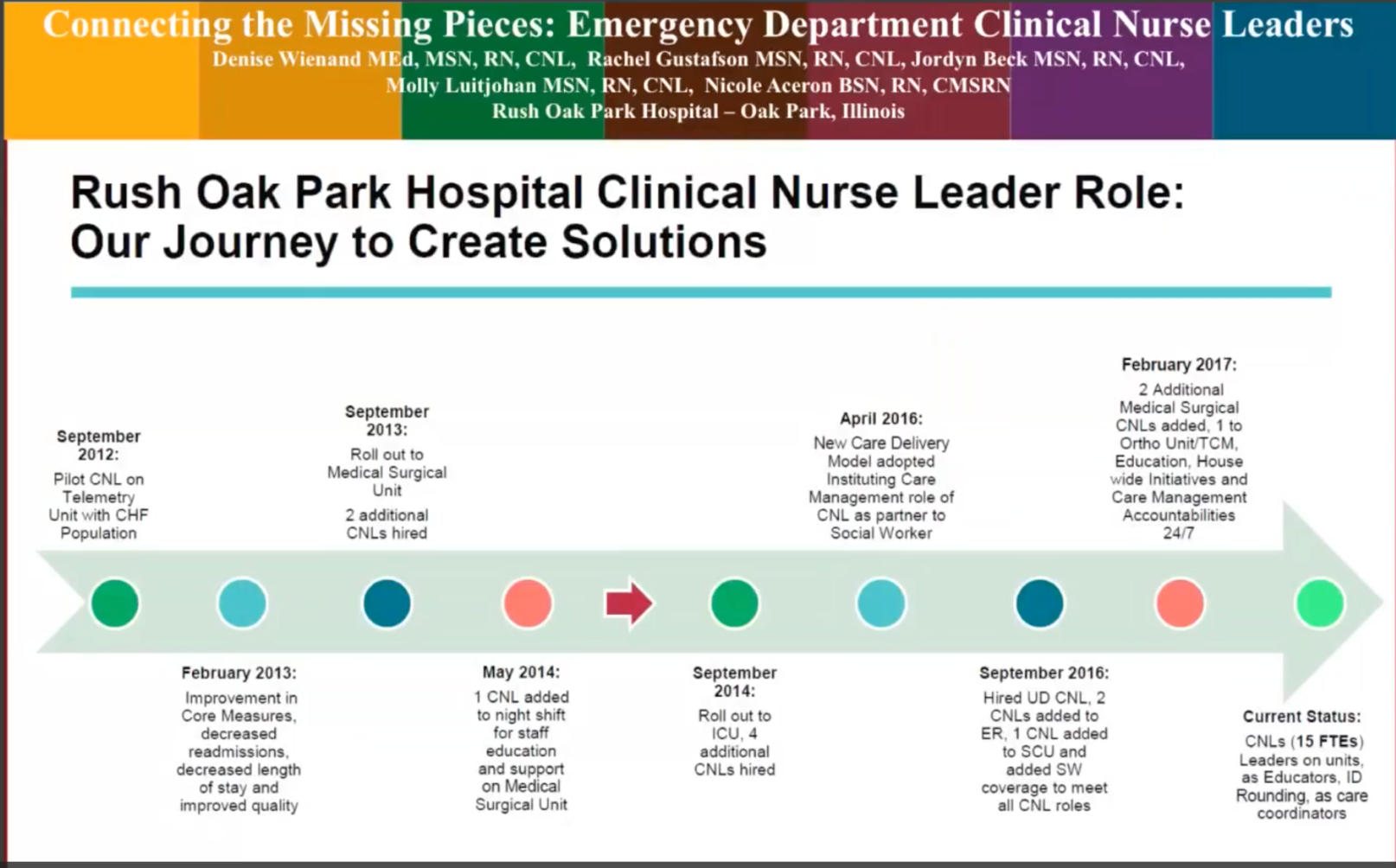 Connecting the Missing Pieces: Emergency Department Clinical Nurse Leaders