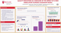 Quality Indicators as a Measure of the Impact of a New Ambulatory Care Nursing Leadership Model