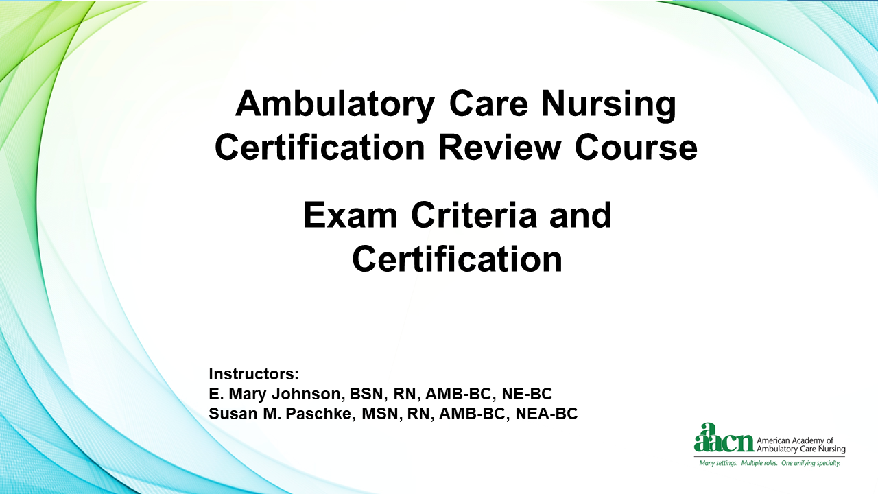 ambulatory-care-nursing-certification-review-course