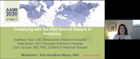 AM20-76: Complying with the ABO Second Sample in Pediatrics