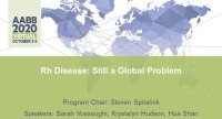 AM20-42: Rh Disease: Still a Global Problem