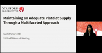 AM21-02: Maintaining an Adequate Platelet and Plasma Supply Through a Multifaceted Approach to Avoid Critical Shortages icon