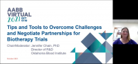 AM21-49: Tips and Tools to Overcome Challenges and Negotiate Partnerships for Biotherapy Trials icon