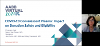 AM21-56: COVID-19 Convalescent Plasma: Impact on Donation Safety and Eligibility