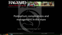 Postpartum Complications in the Mare icon