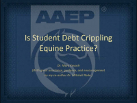 Is Student Debt Crippling Equine Practice? icon