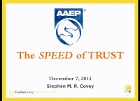 The Business of Practice: Keynote Presentation - The Speed of Trust icon