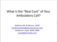 What is the Real Cost of Your Ambulatory Equine Call? icon