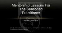 The Value of Mentorship for Practice Success icon