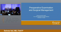Preoperative Examination & Surgical Management icon