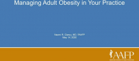 Managing Obesity in Your Practice icon