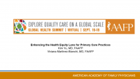 Enhancing the Health Equity Lens for Primary Care Practices icon