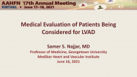NP/VAD: Medical Evaluation of Patients Being Considered for LVAD icon
