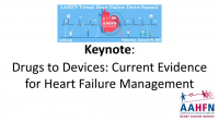 Keynote: Drugs to Devices: Current Evidence for Heart Failure Management icon