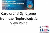 Cardiorenal Syndrome From the Nephrologist’s View Point icon