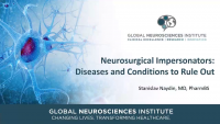 Neurosurgical Impersonators: Diseases and Conditions to Rule Out icon