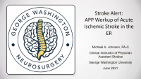 Stroke Alert: APP Workup of Acute Ischemic Stroke in the ER icon