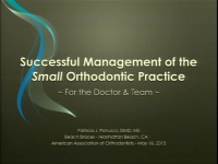 Successful Management of a Small Orthodontic Practice icon
