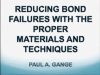 Reducing Bond Failures with the Proper Materials and Techniques icon