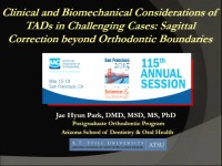 Clinical and Biomechanical Considerations of TADs in Challenging Cases: Sagittal Correction Beyond Orthodontic Boundaries icon