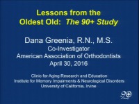 Lessons From the Oldest Old: The 90+ Study icon