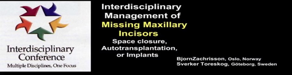 2007 - aao interdisciplinary conference - interdisciplinary management