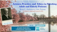 2018 AAO Annual Session - Edward H. Angle Award Lecture - Science, Practice and Ethics in Finishing Adult and Elderly Patients