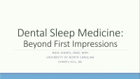 2019 Winter Conference - Dental Sleep Medicine: Beyond First Impressions