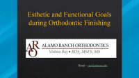 2020 Webinar - Esthetic and Functional Goals during Orthodontic Finishing