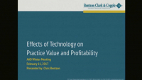 Effects of Technology on Practice Value and Profitability