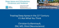 Treating Sleep Apnea in the 21st Century: It's Not What You Think