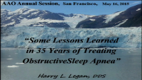 Lessons Learned in 35 Years of Treating Obstructive Sleep Apnea