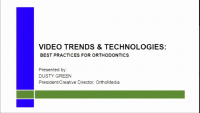 Video Trends and Technologies: Best Practices for Orthodontics icon
