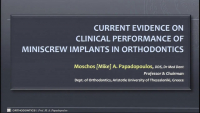 Current Evidence on Clinical Performance of Miniscrew Implants in Orthodontics
