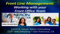 Front Line Management: Working with Your Front Office Team icon