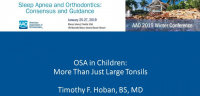 OSA in Children: More Than Just Large Tonsils
