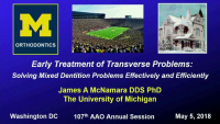 Early Treatment of Transverse Problems: Is it Worth the Effort?