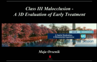 Class III Malocclusion: An Evaluation of Early Treatment