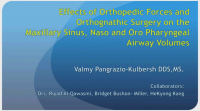 The Impact of Functional Jaw Orthopedics, Dentofacial Orthopedics and Orthognathic Surgery on the Airway Size and Volume