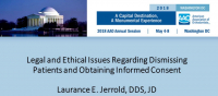 Legal and Ethical Issues Regarding Dismissing Patients and Obtaining Informed Consent