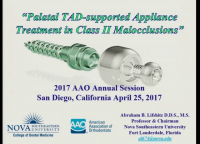 Palatal TAD-supported Appliance Treatment in Class II Malocclusions