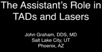 2014 Annual Session - The Assistant's Role in TADs and Lasers icon