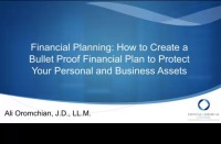 2016 AAO Webinar - Estate Planning: How to Create a Bullet Proof Estate Plan to Protect your Personal and Business Assets