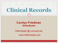 2011 Annual Session - Clinical Records icon