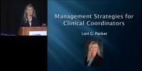 2010 Annual Session - Management Strategies for Clinical Coordinators