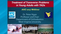 2017 Webinar - Treatment of Transverse Problems in Young Adults with TADs