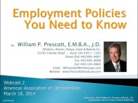 AAO Webinar - Employment Policies You Need To Know ?