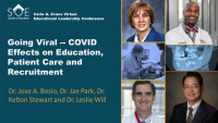 SOE: Going Viral -- COVID Effects on Education, Patient Care and Recruitment